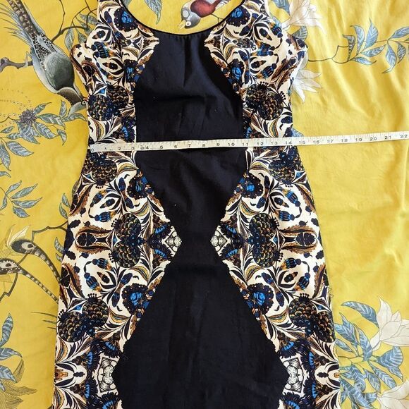 Corly Sleeveless Sheath Dress Side Floral Pattern Sz 8 Nwt - Picture 5 of 7